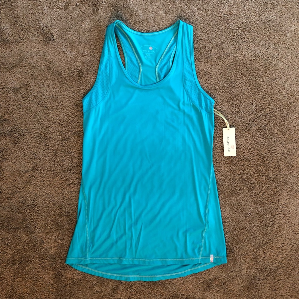 NWT Tangerine Racerback Workout Tank Top